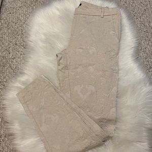 H&M Cream textured pants!